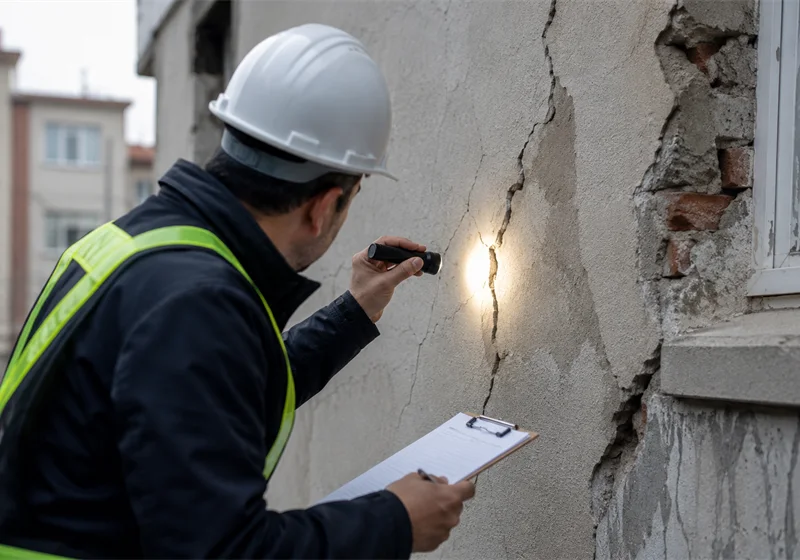 Riskli yapı tespiti saha incelemesi — DNZ Grup Yapı Laboratuvarı, İstanbul