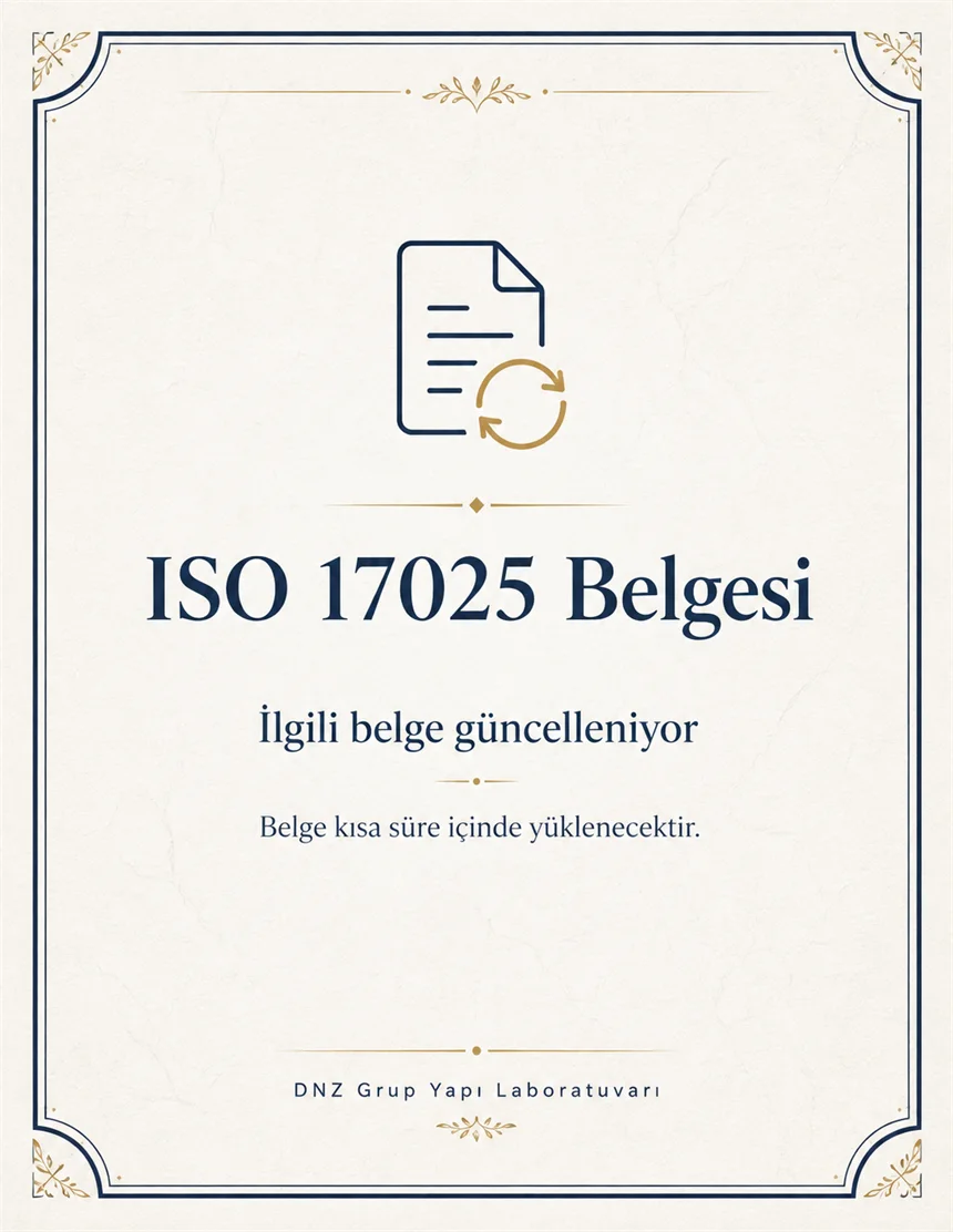 TS EN ISO/IEC 17025 — belge güncelleniyor